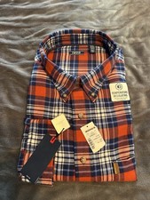 Izod Men's Long Sleeve Dress Shirt Plaid, Button-Up Front Size 3XL-New With Tags