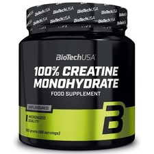 BIOTECH 100 CREATINE MONOHYDRATE - 300g - Micronized Creatine - Energy Strength