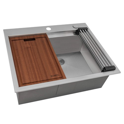 #ad #ad Ruvati 23quot;x20quot; Workstation Drop in Topmount Bar Prep Sink RVH8203 $259.00