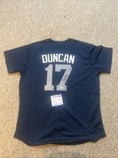 NEW YORK YANKEES- SHELLEY DUNCAN SIGNED AUTOGRAPH JERSEY ACOA BASEBALL MLB