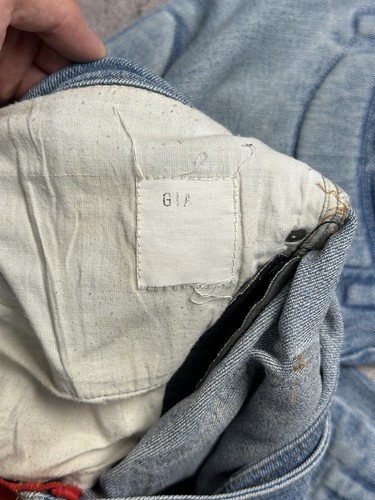 GIALI Men’s Motorcycle Denim Jeans Blue Size W36 Drake YE Style - Afbeelding 16 van 19