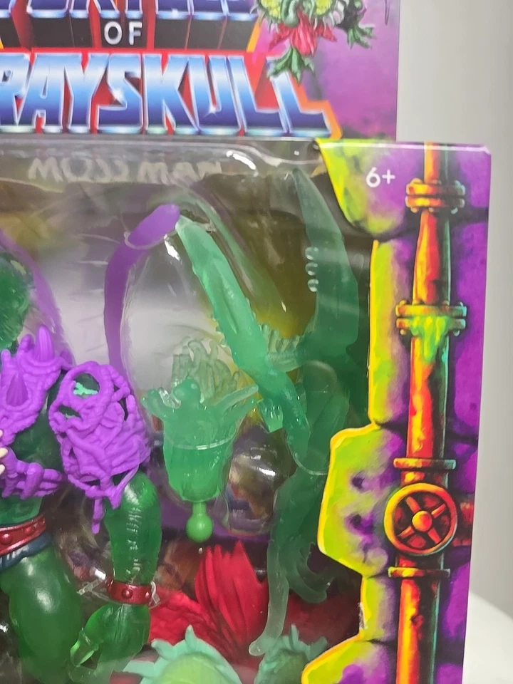 MOSS MAN TURTLES OF GRAYSKULL Masters of the Universe MOTU TOG en caja sin perforar Foto 2 de 4