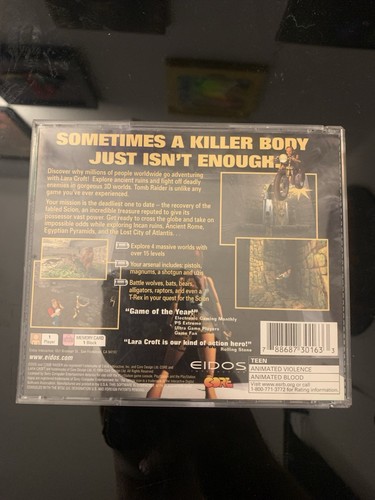 Tomb Raider Greatest Hits Edition mit Spieldemos für Sony PlayStation. CIB! - Bild 3 von 3