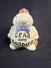 VTG Halloween Mummy Candy Treat Bowl Cookie J...