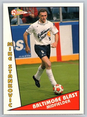 1992 Pacific MSL Soccer Mike Stankovic #60 Baltimore Blast