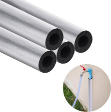 Pipe Insulation Foam Tube Water Pipe Insulation, 4 Pcs Self Adhesive Pipe Wrap, 