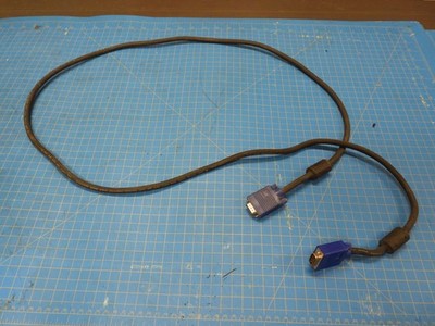 SPACE-SHUTTLE-C MALE / MALE 6 ft. VGA Video Cable AWM E101344 Style 2919