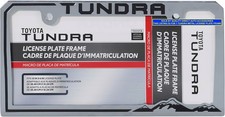 Original Licensed Toyota Tundra Metal License Plate Frame Brand New Original Licensed Toyota Tundra Metal License Plate Frame Brand New