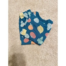 LITTLE PLANET Organic Cotton Long Sleeve Vegetable Print Pajamas Size 3T