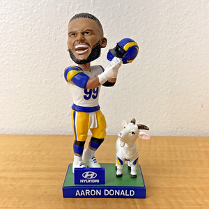 AARON DONALD フィギュア G.O.A.T. ボブルヘッド Aaron Donald Bobblehead Goat | eBay