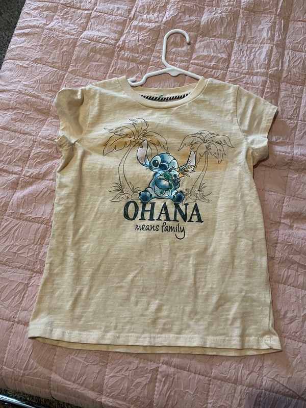 disney stitch girls shirt size large 10/12