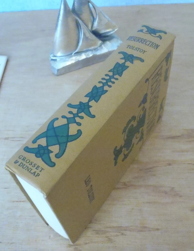 RESURRECTION by Leo Tolstoy 1927 Book to Movie Photoplay 1st Thus FINE w/ DJ Foto 3 de 4