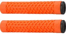 Cult Vans open end BMX flangeless bicycle grips with bar ends 150mm ORANGE