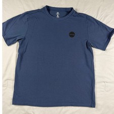 Camiseta Converse All Star 1908 Para Hombres Azul Gráfico L Camiseta Azul Pizarra Heritage