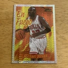 Michael Jordan 1996-1997 Topps Season’s Best En Fuego Rare Insert No. 1
