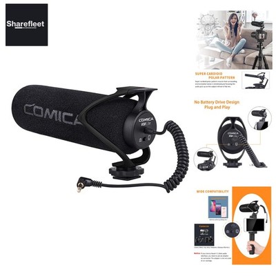 Leichtes CVM-V30 LITE Richtmikrofon für DSLR & Smartphones - Hohe Audioqualität