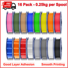 SUNLU 16 Color PLA Filament Bundle Multicolor 3D Printer 1.75mm Individually