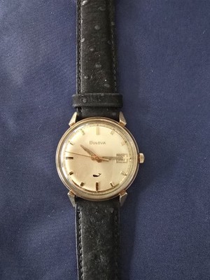 Vintage Bulova Sea King  Whale    Ref. N1 (1971)   10K RGP   Sammlerstück