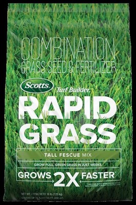 Scotts Lawns 272378 16 lbs Turf Builder Rapid Fescue Seed Mix