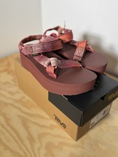 Image of Teva Flatform Universal Sunscape Womens Comfort Touch Fasten Sandals UK 5 EU 38