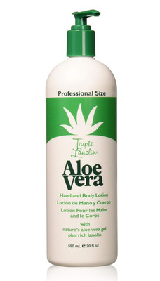 Triple Lanolin Aloe 20 Ounce Hand & Body Lotion Pump (591ml) (1 Pack)