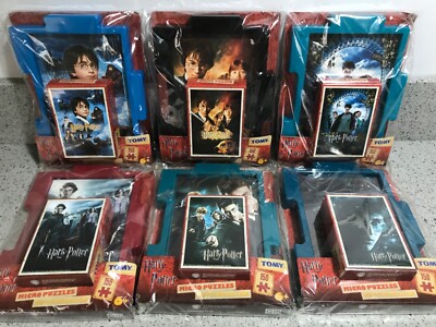 Harry Potter TOMY MICRO PUZZLES Film Movie Poster Bilder, Wettbewerb 6er Set - NEU