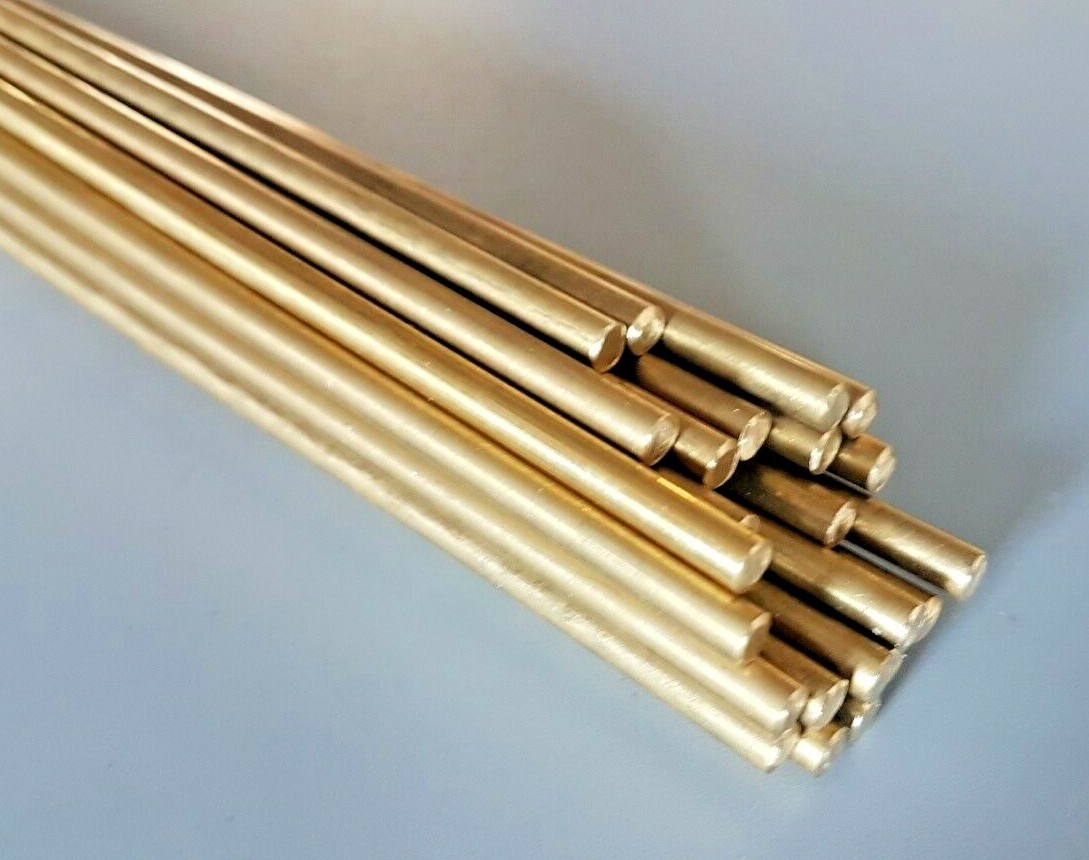 Brass rod Bar 4mm Round Stock Metal 50 100 150 200 300 or 600mm Long