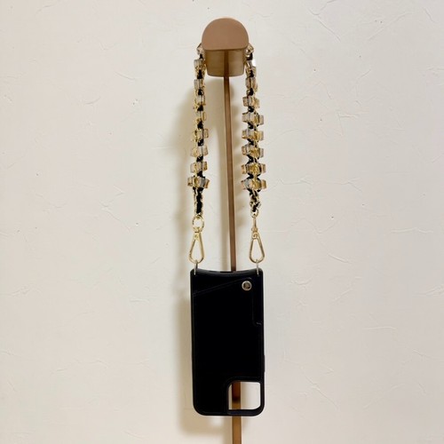 Chaîne bandoulière sangle téléphone bijou scintillante élégante glamour - Photo 10 sur 12