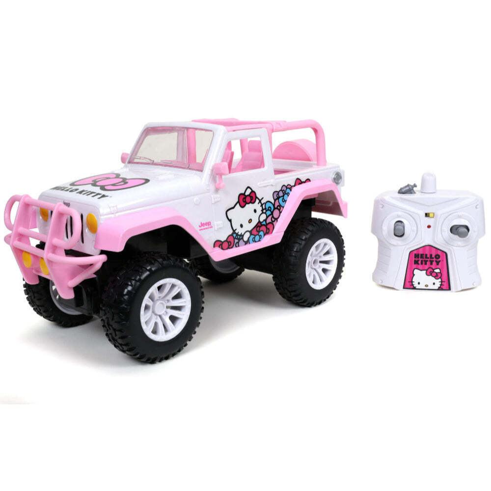 15-Polegada/pces kawaii jade hellow kittys oiginal jeep carro de controle  remoto brinquedos modelo figuras