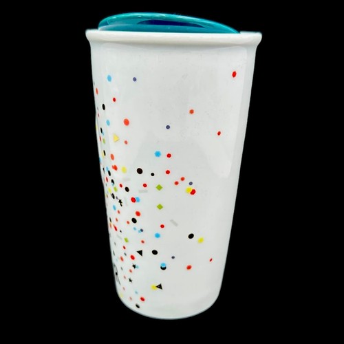 Taza de viajero Starbucks Confetti 2015 ""Best Day Ever"" doble pared 10 Fl Oz - Imagen 2 de 15