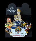 Walt Disney World 30th Anniversary CASTLE PIN, Featuring Goofy & Mickey Mouse — photo 1