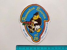 ADESIVO PANINOTECA BIRRERIA AL 26 MILANO STICKER AUTOCOLLANT 80s ORIGINAL