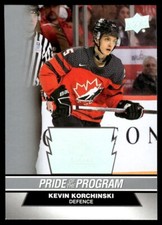 Kevin Korchinski PRIDE OF THE PROGRAM 2023-24 Team Canada Juniors #72 Hockey