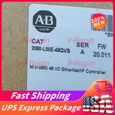 New Sealed Allen Bradley 2080-L50E-48QVB Micro850 48 I/O EtherNet/IP Controller
