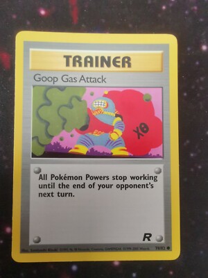Pokemon Team Rocket Goop Gas Attack Trainer Karte - 78/82