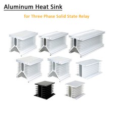 Aluminum Heat Sink SSR Dissipation for Three Phase Solid State Relay 10A-120A