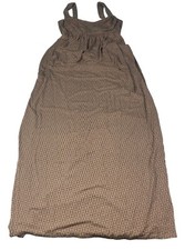 Fresh Produce Women's XS Dress Maxi Brown Tribal New with Tags Rayon Stretchy