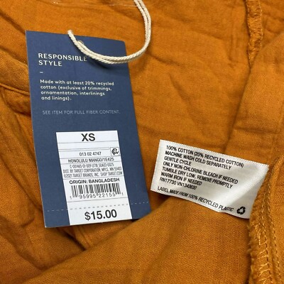 マンゴー‼️ Womens Flutter Short Sleeve V-Neck Blouse Orange - Universal