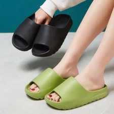 Thick Sole Flip Flops Non-Slip Wear-Resistant EVA Sandals for Men  Women