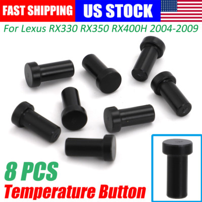 8X Temperature Button Plunger Repair Kit For 2004-2009 Lexus RX330 RX350 RX400H