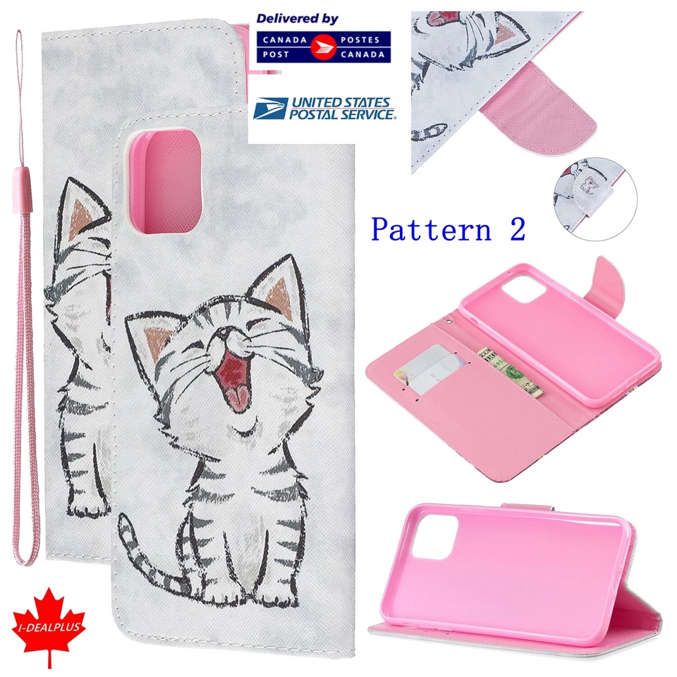 For Google Pixel 4/ 4XL Flip Pattern Design Card Slot Wallet Case Stand Cover — 第 3/4 张图片