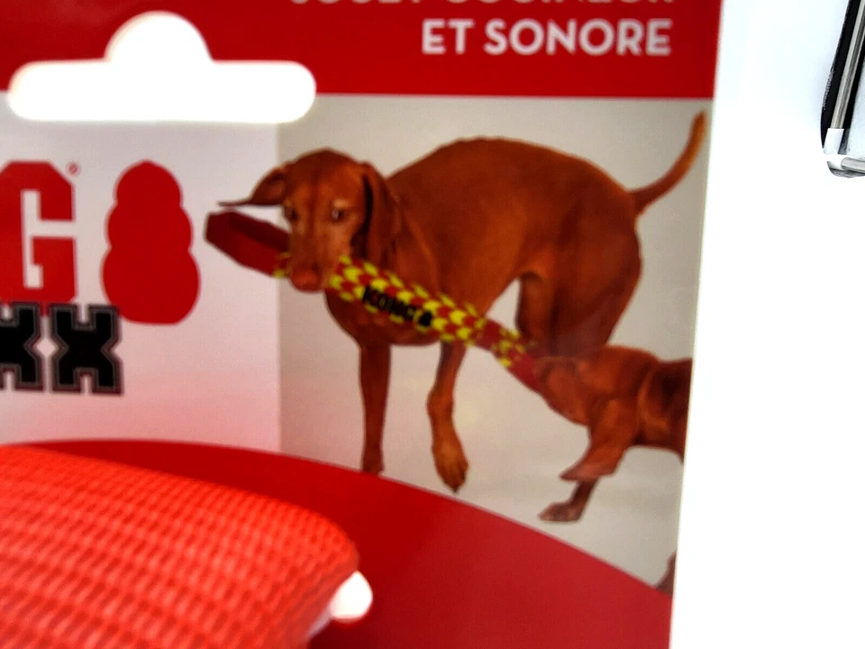 Juguete para perro KONG Maxx Lg chirriante arruga tirar y buscar 23" Foto 3 de 4