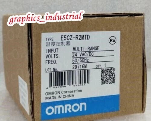New Omron Temperature Controller E5CZ-R2MTD E5CZR2MTD 24VAC/ DC In Box 