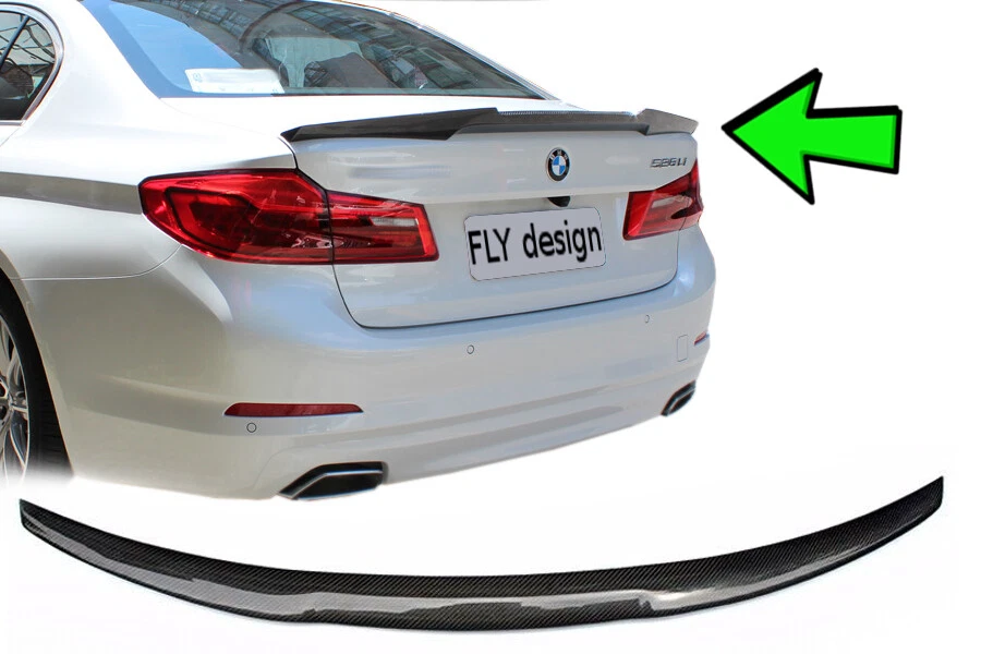 Echter Carbon-Heckdiffusor im High Kick-Stil, passend für BMW 3er E90 Limousine - Bild 4 von 4