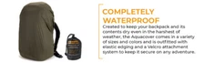 Snugpak Aquacover Pack Rain Cover Waterproof Keeps Backpack/Rucksack Dry Camping