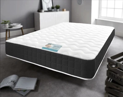 Black Memory Foam Spring - Single, Small ,Double ,King Size ,Super King Mattress