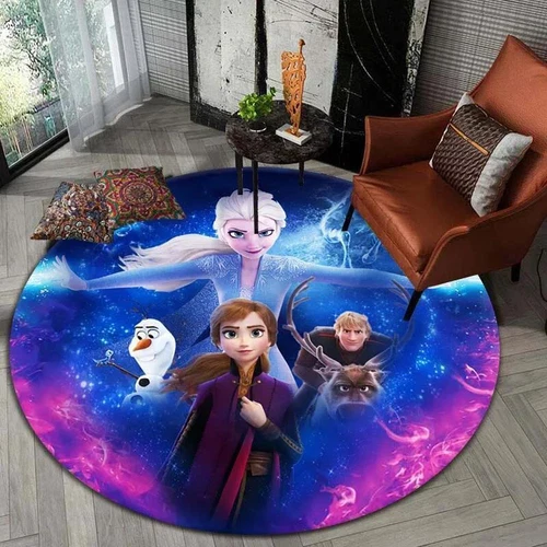 Frozen Pattern Round carpet kid's Playroom Rug bedroom*- - Picture 22 of 41