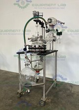 Prism Research 20 Liter Glass Jacketed Reactor w/ mixer & 22 L Collection Flask