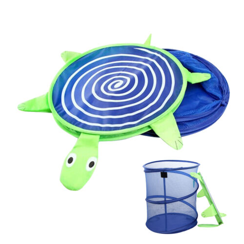 Foldable Laundry Basket Mesh Hamper Dirty Clothes Bag Kids Toys Storage Bin