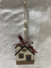 2024-  NEW HOME-NEW BEGINNING  Wooden House Christmas Ornament
